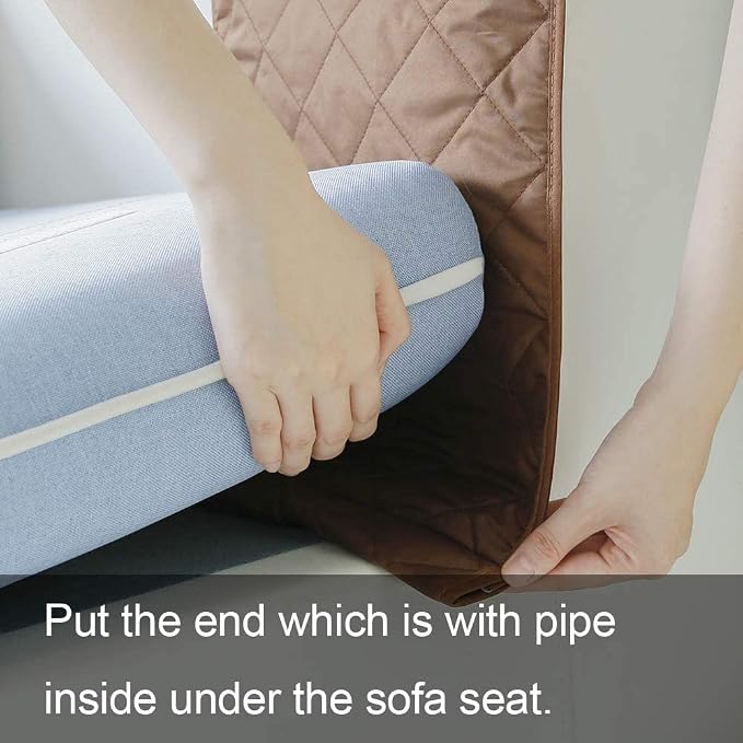 Couch Arm Tray-Couch Arm Cup Holder,Anti-Slip Chair Arm TV Remote Holder for Recliner Sofa Armchair Caddy Bedside Storage Pockets Bag for Pens, Magazines, Snacks, Glasses
