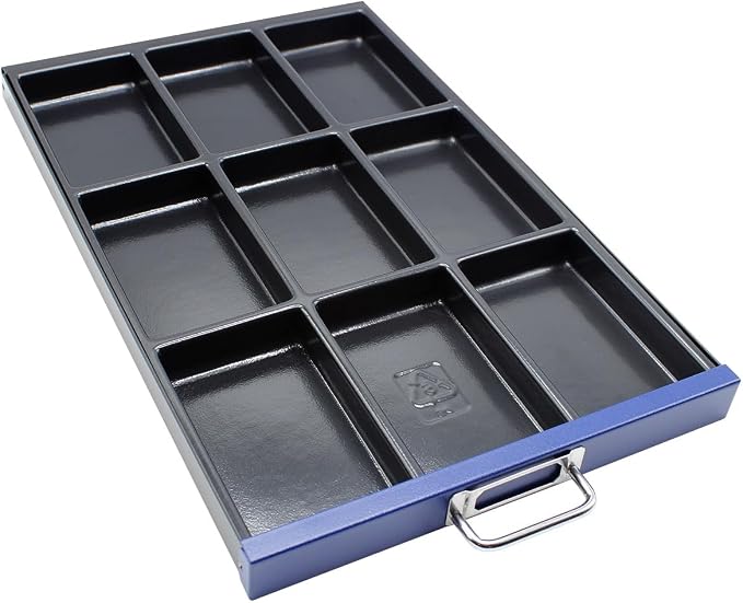 Bisley MultiDrawer Cabinet Insert Trays, 9-Section Insert, 7/8" Depth, Perfect for Low-Profile Drawers