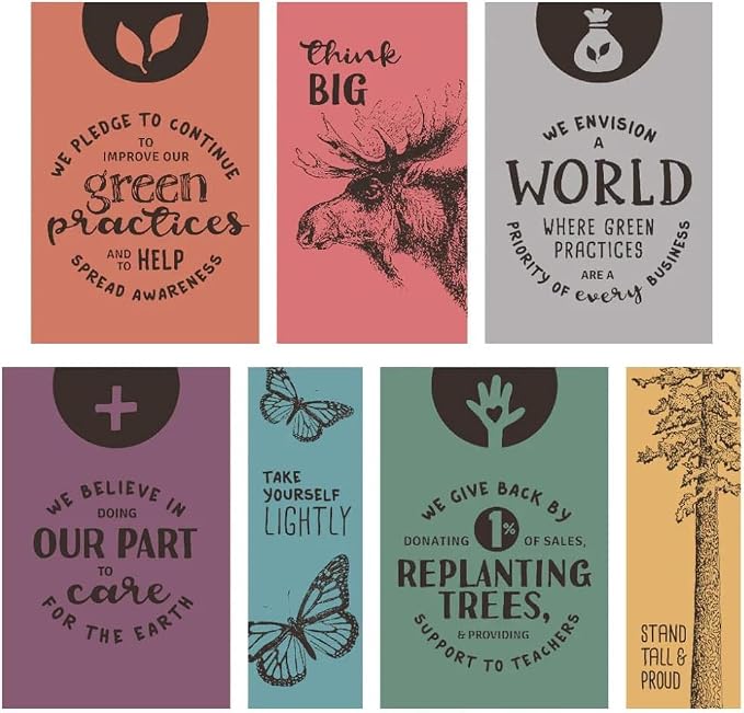 Advice 3 Bookmark Songbird Set, Laminated with Glossy Finish, Printed on Recycled Paper, Meadowlark, Red-Wing Blackbird, Song Bird (AMBM-BIRDS26)