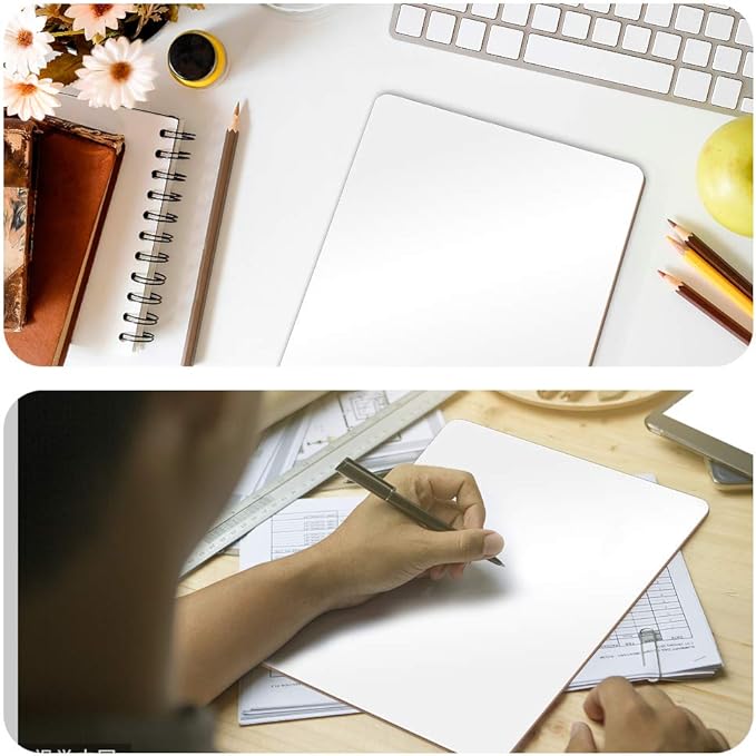 Dry Erase Lapboards, HERKKA 32 Pack Double Sided Dry Erase Lap Boards 9 x 12.5 Inch Small Dry Erase Boards for Students Classroom Teacher Supplies