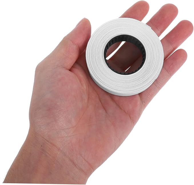 Angoily 10rolls Pricemarker Labeler Price Tag Labels Replacement Parts Labeller Accessories for Price Marker