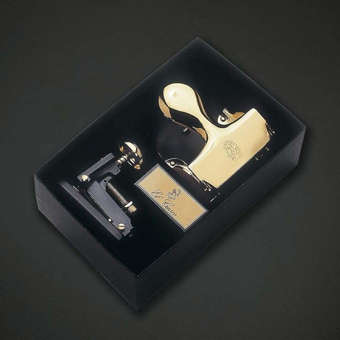 El Casco M1 Stapler and Hole Punch Gift Set -Black/Gold