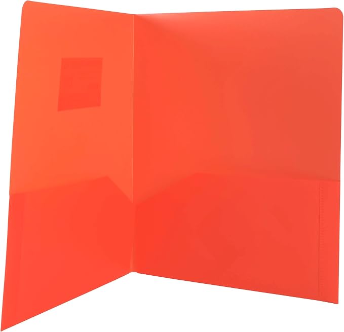 Filexec Products 2 Pocket Folder, Heavy Duty, Opaque, Assorted, Pack of 6 (50483-3132)
