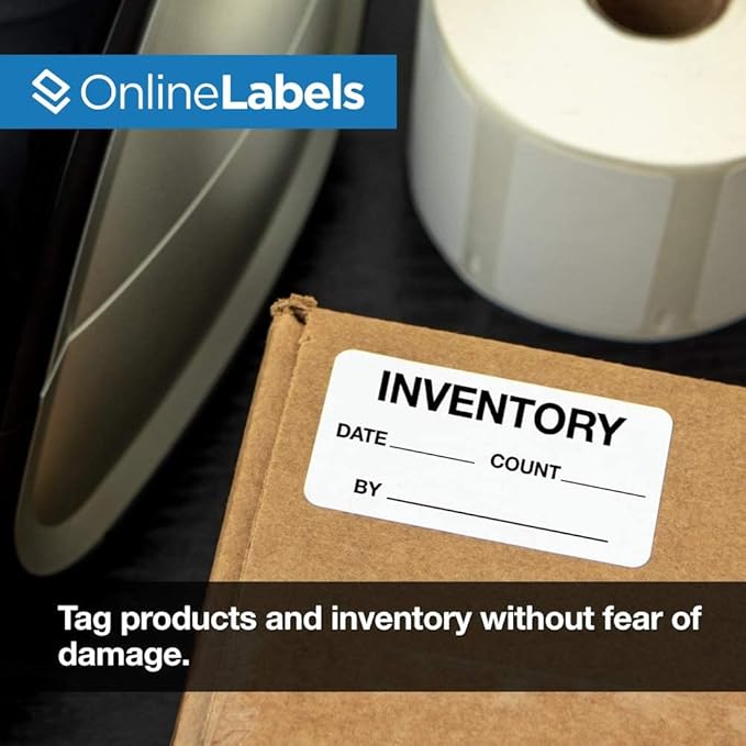 2.25 x 1.25 Removable Labels for DYMO Printers - 1,000 Labels Per Roll, 4 Rolls Totaling 4,000 Labels - Same As DYMO 30334 - Online Labels