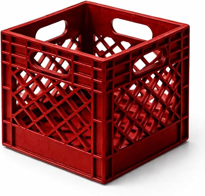 MINI STORAGE CRATE (RED)