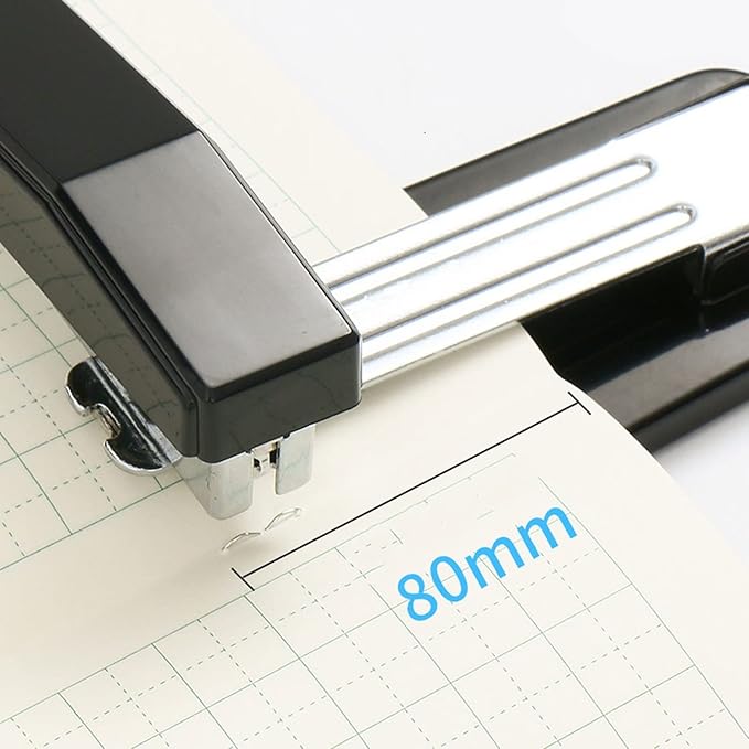 Desk Stapler Portable Stapler Rotatable Desktop Stapler 25 Sheets Capacity Durable Stapler for Home Office Supplies Classroom Or Desktop Accessories School Supplies (Color : Black)