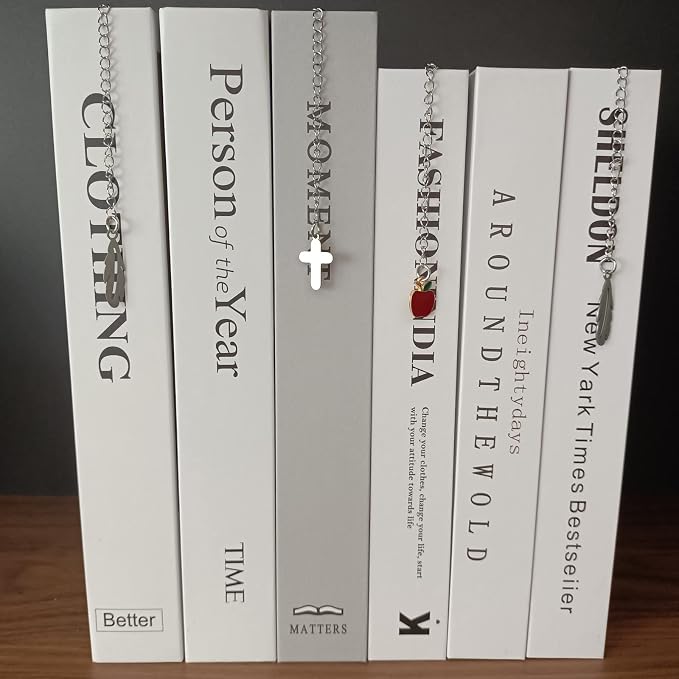 Geeice Bookmark for Women Men, Book Marks with Chain Gift for Teachers Students Book Lovers Readers Librarian, Appreciation Gifts for Graduation Retirement Birthday Christmas Day, Gift Box Packaged