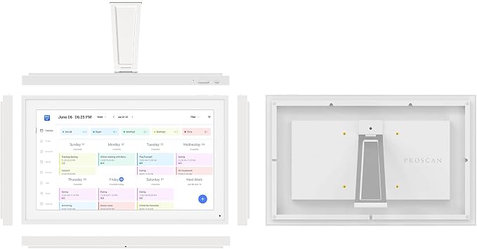 PROSCAN Elite PDPFC1500 15-inch Smart Family Calendar Wi-fi Cloud Digital Picture Frame