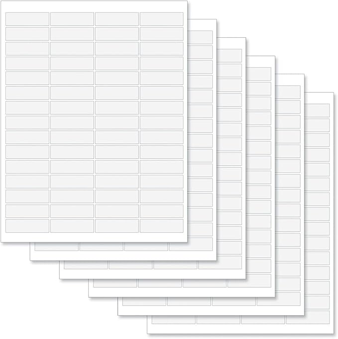 Colorful Images Colorful Flutters Return Address Mailing Labels, Personalize with Name & Addresses, Set of 240 Self Adhesive, Easy Peel Flat Label Sheets, 5/8" x 2", 4 Designs