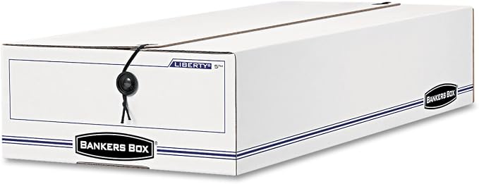 Bankers Box 00005 Storage File,Check Size,10-3/4-Inch x23-1/4-Inch x4-5/8-Inch,12/CT,WE/BE