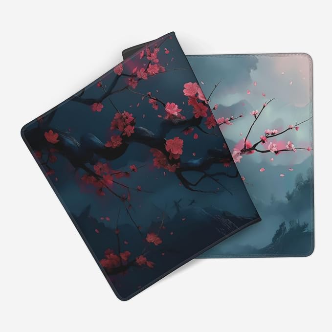 35.4" x 15.7" Cherry Blossom Extended Mouse Pad, Japanese Style Desk Mat with Non-Slip Base, Water Resistant for Gaming & Office