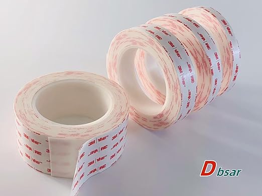 Heavy Duty Mounting Tape 4950, 3/4 in x 5 yd, Invisible Bonds, Extreme Durability, and Multi-Surface Adhesion for Industrial and DIY Use