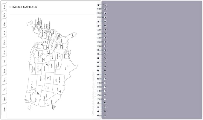 Blue Sky 2027 Monthly Planner Calendar, January 2027 - December 2027, 8" x 10", Flexible Cover, Laminated Tabs, Durable Twin Wire Binding, Rue Du Flore