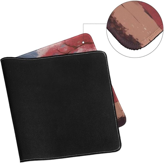 Car Large Mouse Pad Gaming Mousepad Japanese JDM Car R34 Pink Cherry Tree Anime Desk Mat for Keyboard and Mouse Mat Non-Slip Rubber Desk Pad 40X75cm, Style