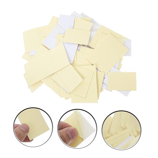 Alipis Double Sided Adhesive Dots Double Sided Tape for Mirrors Heavy Duty Adhesive Squares Water and Heat Resistant Easy Removal