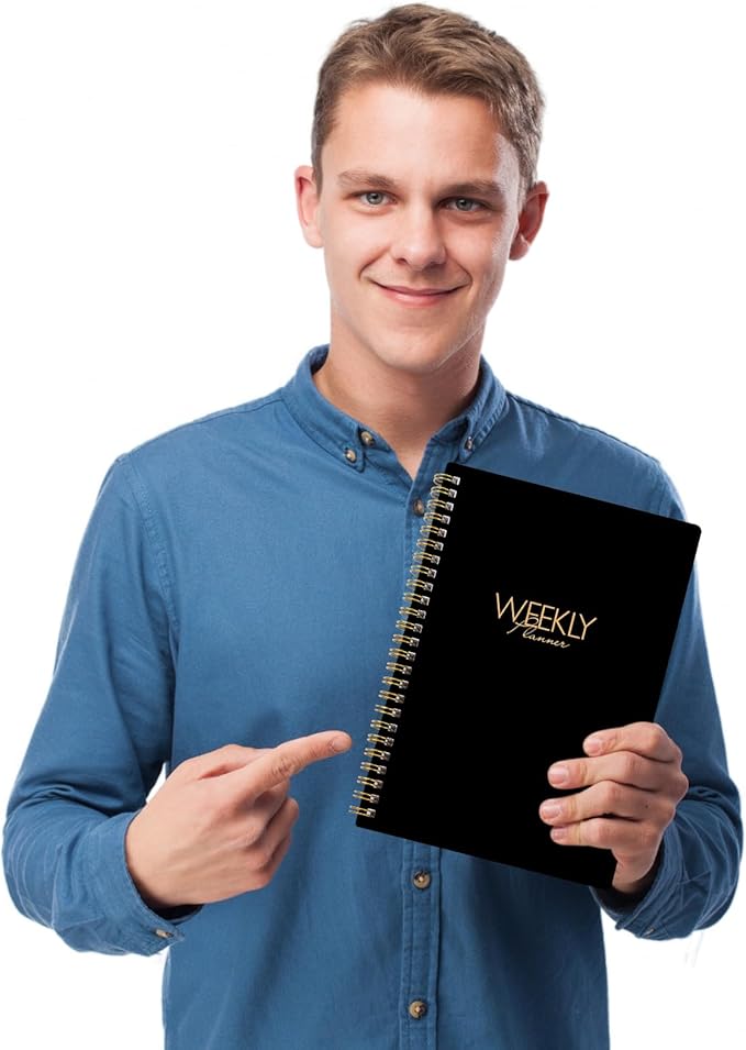 Weekly Appointment Planner with Hourly Schedule,Priorities & Habit Tracker Organizer,7.5"×10" for Office,School,Family