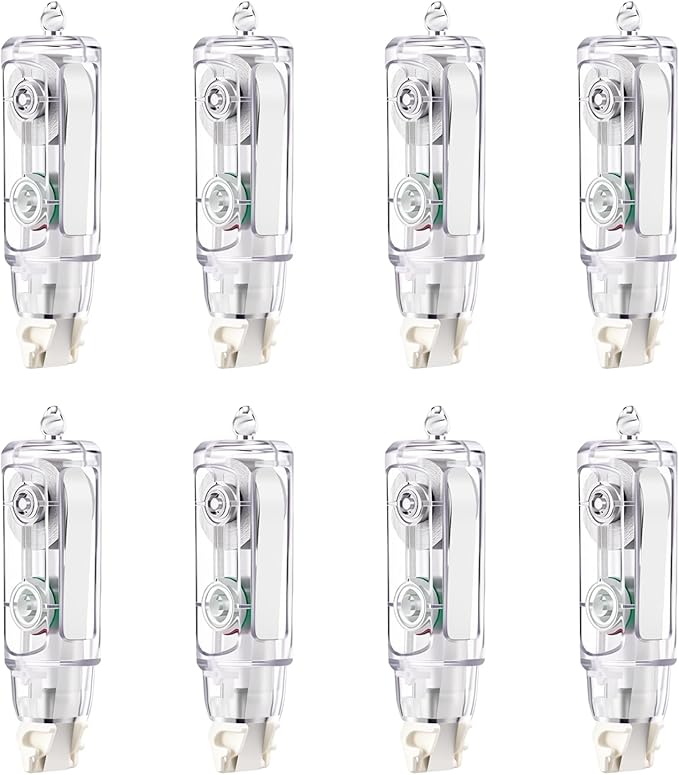 Refillable Retractable Correction Tape, Smooth Pull Out White Correction Tape with Extra Refills, Easy to Use for School Office Supplies
