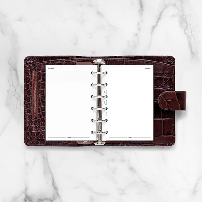 Filofax Calendar Diary Refill, Pocket Size, 4-3/4" x 3-1/4", Month-to-View, White Paper, English, 2026 (C68210-26)