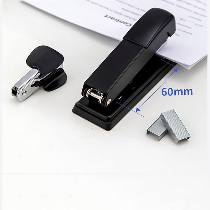 Liudan Stapler Commercial Desktop Stapler, 20 Sheet Capacity, Portable, Durable Stapler for Living Room, Classroom or Desktop Accessories, Office Stapler
