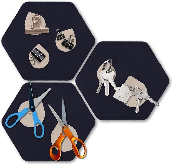 Magnetic MagPad - 4.8 x 4 x 0.1 - Tool to Secure Metal Objects on the Surface - A perfect Addition to Any Surface - Blush Pink