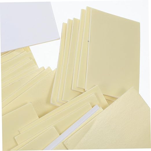 Luxshiny 100pcs High Strength Adhesive Squares Dual Sided Tape Foam Double Sided Adhesive for Wall Removable Mounting Tape Easy to Apply for Mirrors Hooks