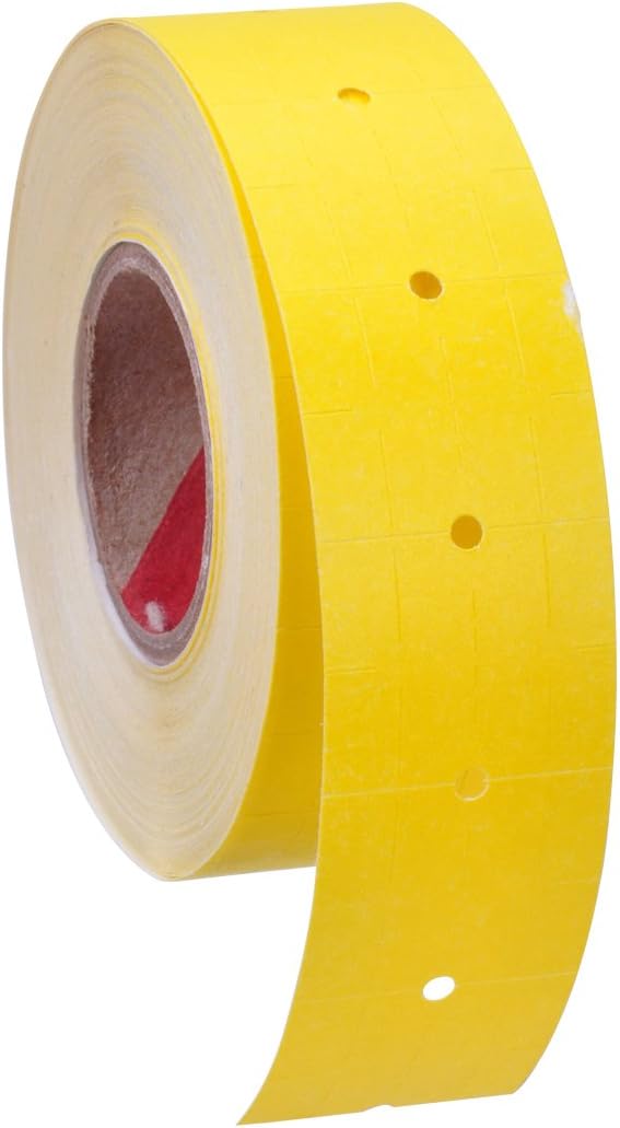 Yellow Labels to fit Towa®GL/ SpeedyMark4/ Halmark Model "L" Price Guns 16 Pack (Free Ink Roll Included)
