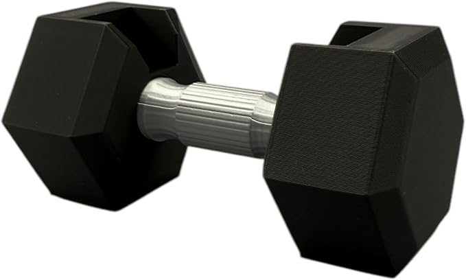 Dumbbell Business Card Holder –3D-Printed Unique Fitness Desk Accessory for Trainers, Gym Owners, and Health Professionals