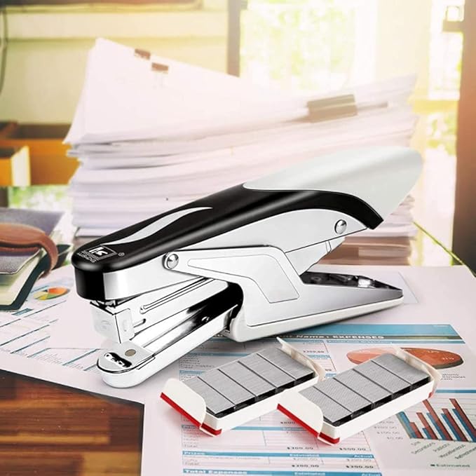 Creative Stapler Plier Stapler Heavy Duty Hand Held Stapler, 25 Sheets Capacity Desktop Office Stapler Manual Paper Stapler for Office Home Stapler for Gifts Stapler (Color : Stapler+Staples