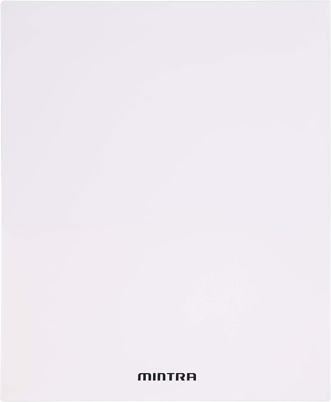 Mintra Office Poly Pocket Folders (White, 8pk)