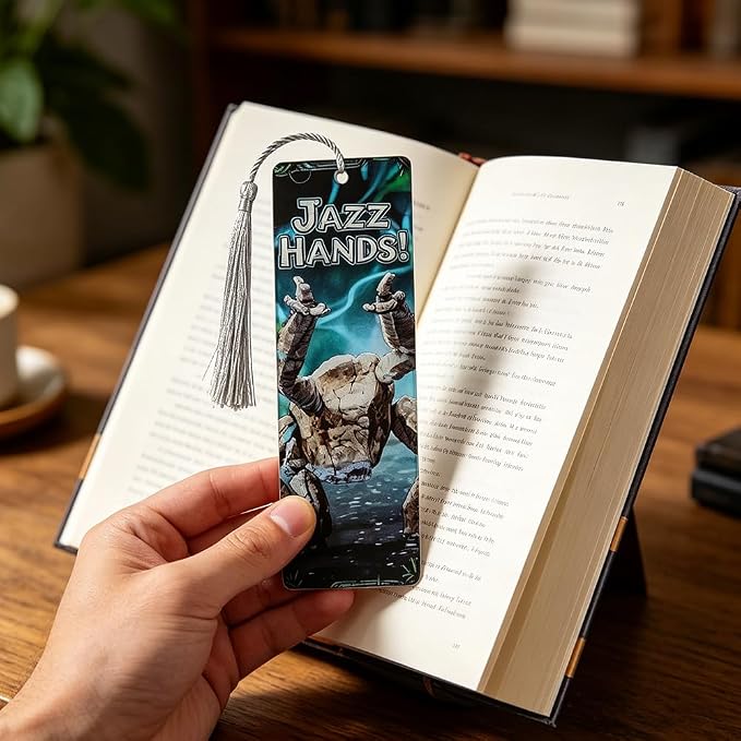 Project Hail Mary Acrylic Bookmark Jazz Hands Movie Fan Collection Gift Rocky Sci-Fi Book Lover Gift Book Accessory (Project Hail Mary-Acrylic)