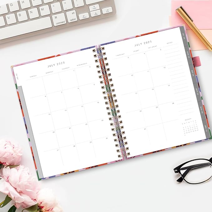 And Per Se Teacher Planner 2025-2026 Academic Year -Teacher Lesson Planner from July 2025 to June 2026, 8.5" x 11", Weekly & Monthly Planning for Teachers with Monthly Tabs, Stickers (Elegant Florals)