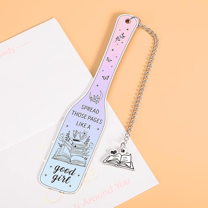 Funny Bookmarks for Women, Smut Bookmark for Reading Women, Dark Romance Bookmarks for Girls Bookworms Nerd Book Lovers, Spicy Book Marks for Friends Adults Female, Dorm Room Essentials for Girls