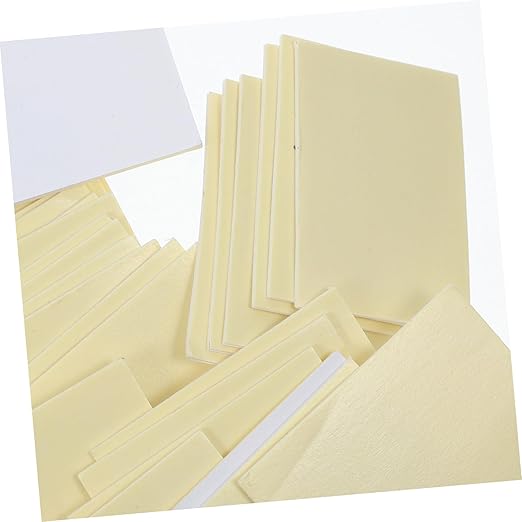 ULTECHNOVO 100pcs Double Sided Tape Mounting Sticky Tape Adhesive for Hangers Mirrors