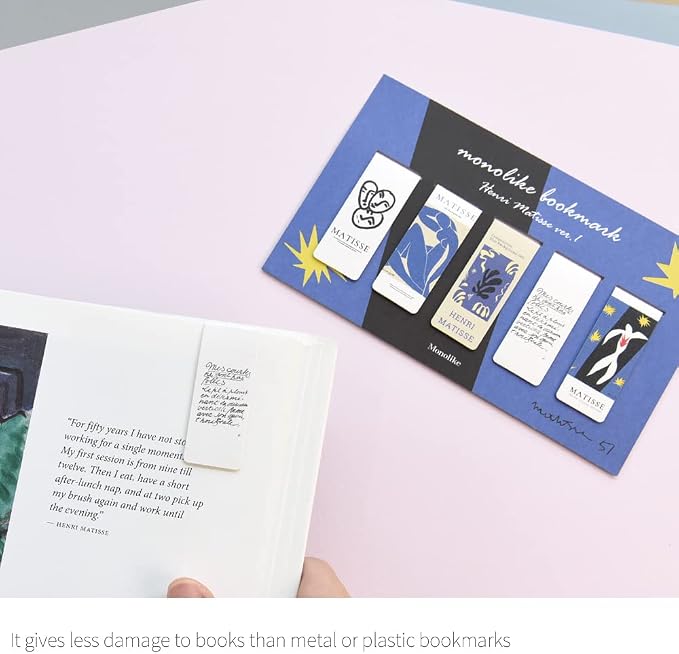 Monolike Magnetic Bookmarks Henri Matisse Ver.1, Set of 5
