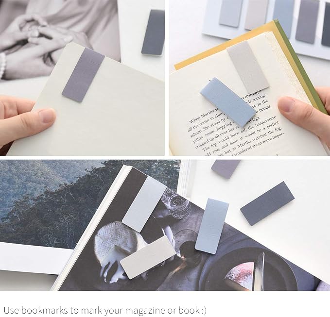 Monolike Magnetic Bookmarks Pastel + Ocean, 10 Pieces