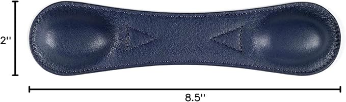 8 1/2'' Genuine Leather Weighted Bookmark