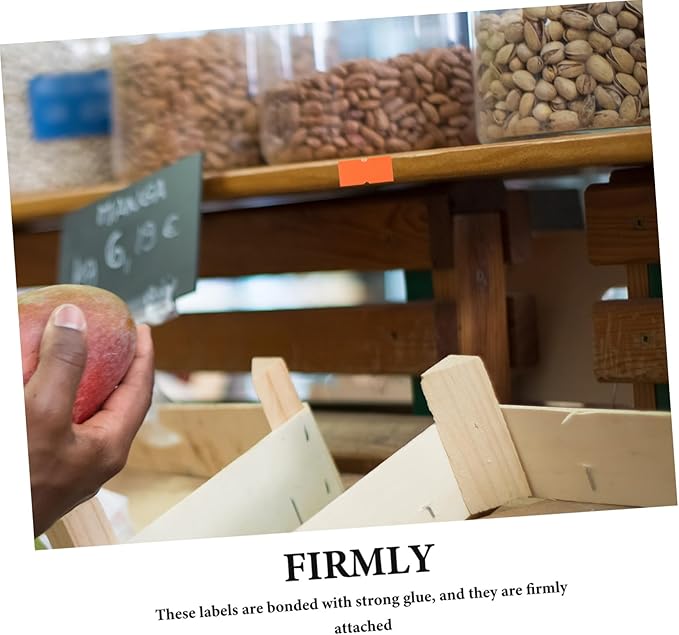 10 Rolls Pricing Label Stickers for Tag with Strong Adhesion Visibility for Retail and Office Use Reliable Tag Paper for Efficient Organization