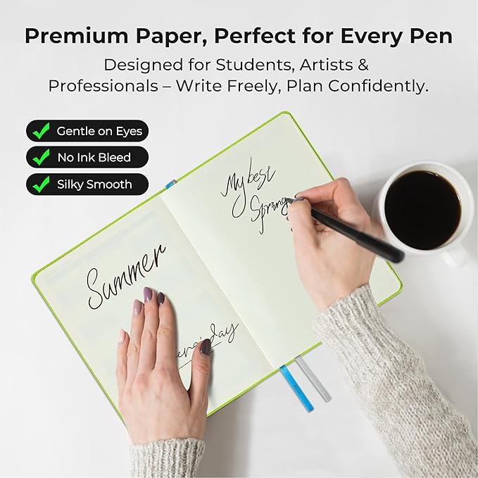 Weekly Monthly 2026-2027 Planner (July 26-Dec 27),11.5"x8.5",18 Months Agenda Plan with Month Tabs & Pocket,Expenses/Note Pages, Academic Calendar with Vegan Leather Cover,Wasabi Green