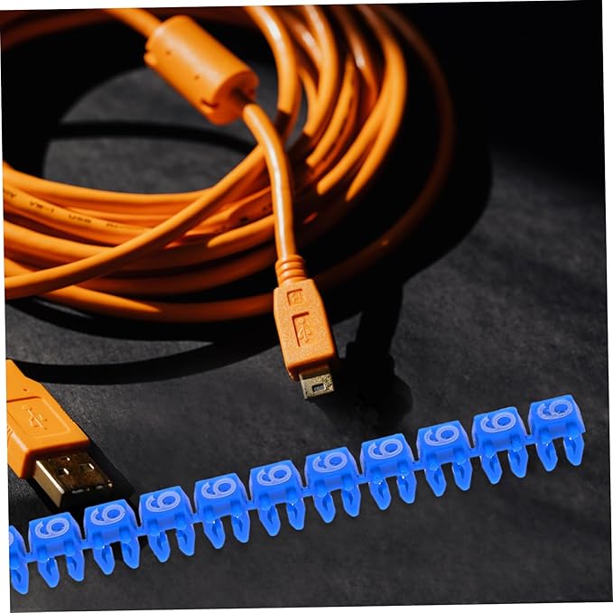 150Pcs Clip Wire Markers Tube Identification for Electrical Cables Durable and Reusable Cable Labels for Management