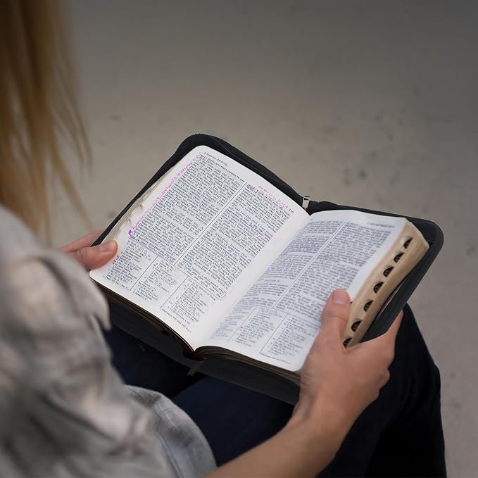 Bible Cover, Bible Carrying Book Case for Men,Protective Bible Organizer Holder Bag with Handle and Zippered Pocket, Christian Gift for Girls Boy (American Flag, XL)
