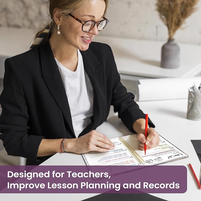Planner 2026-2027, Academic Year Monthly and Weekly Calendar Planner, Jul 2026 - Jun 2027, Hardcover Teacher Student Planning Agenda book with Tabs, Perfect for School Office Supplies, 6.3" x 8.5" - Midnight Bloom