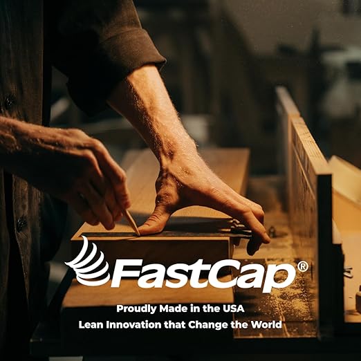 FastCap Peel and Stick SpeedTape Double Sided Adhesive Tape for Edge Banding - Wood Working Tools for Home Repair and Home Improvement - 1" x 50', 2-Pack - 98224-2P