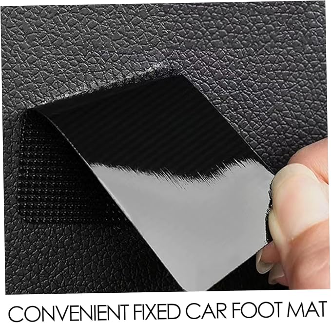 20pcs Heavy Duty Auto Adhesive Floor Mat Tape Interlocking Fabric Fastener for Car Rug Strips Gripper Mounting Tape