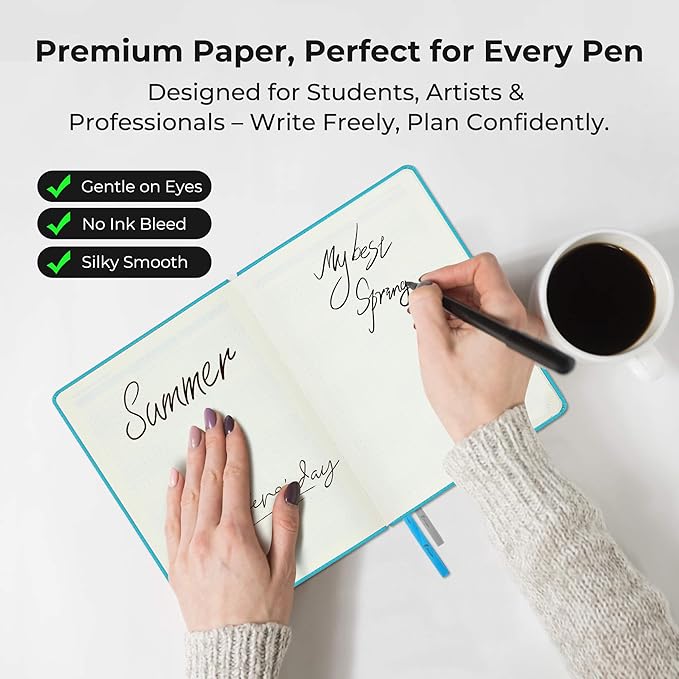 Weekly Monthly 2025-2026 Planner (July 25-Dec 26),11.5"x8.5",18 Months Agenda Plan with Month Tabs & Pocket,Expenses/Note Pages, Academic Calendar with Vegan Leather Cover,Light Blue