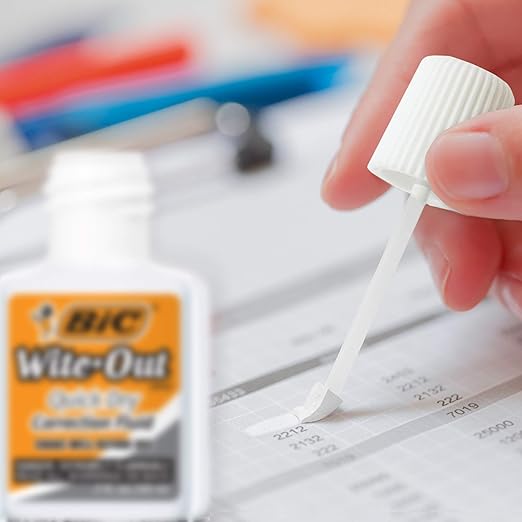 BIC WOFQDP1WHI Correction Fluid Quick Dry 22ml White