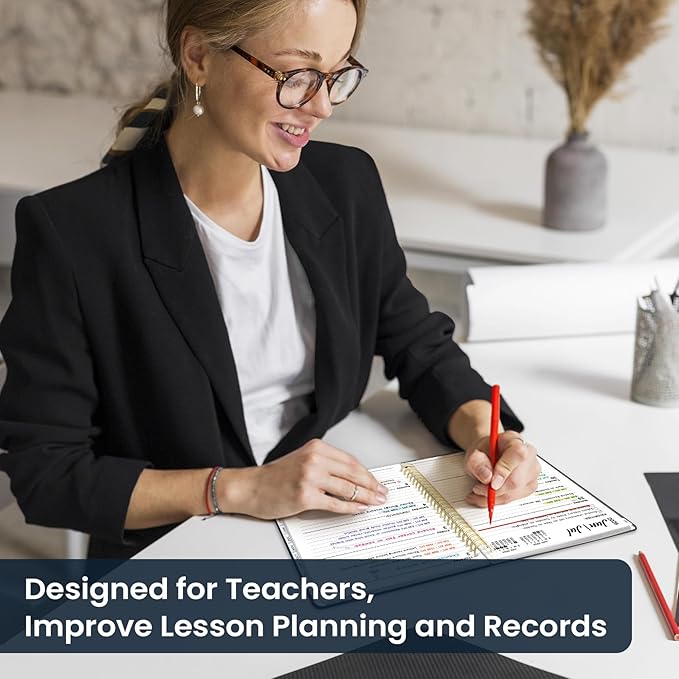 Planner 2026-2027, Academic Year Monthly and Weekly Calendar Planner, Jul 2026 - Jun 2027, Hardcover Teacher Student Planning Agenda book with Tabs, Perfect for School Office Supplies, 6.3" x 8.5" - Floral Dream