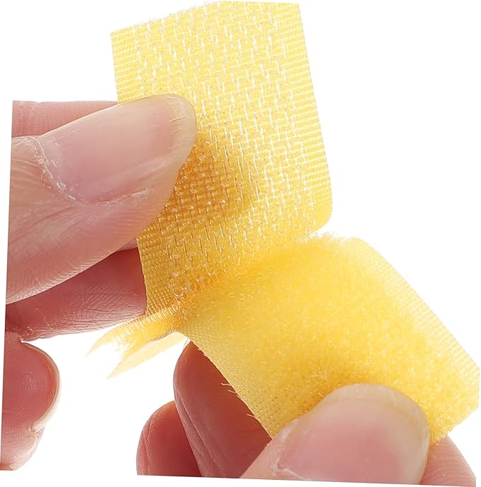 NUOBESTY 50pcs Adhesive Strips Hook and Loop Tape for Shoes Clothes Hats Double-Sided Adhesive Tapes