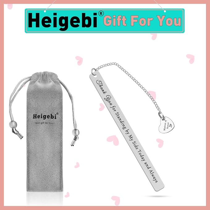 Matron of Honor Gifts from Bride Bookmark Bridesmaid Proposal Gifts Wedding Gifts for Matron of Honor Bachelorette Bridal Party Presents for Sister Women Friends Book Lover Metal Book Mark