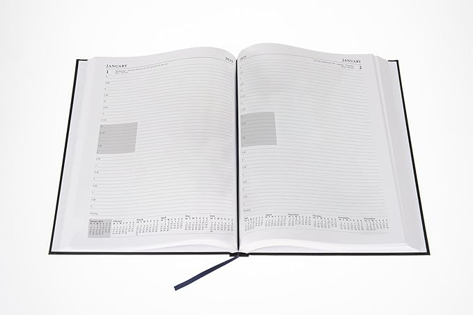 Collins Essential A4 Academic Year 2024-25 Day a Page Diary - Red - Mid Year Academic Planner for Students and Teachers - ESSA41M.15-2425 - July 2024 to July 2025