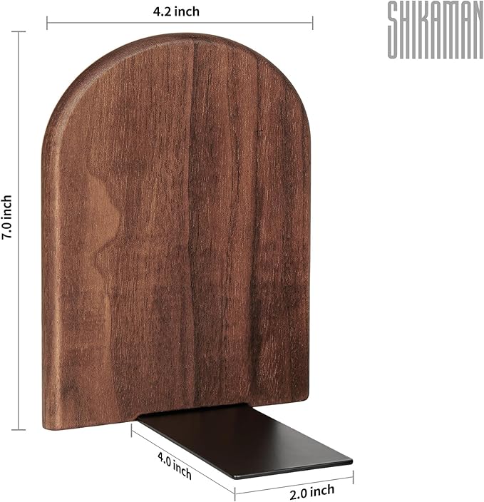 Book Ends,Bookends Wood Book Ends Universal Economy Bookend (16, Large)
